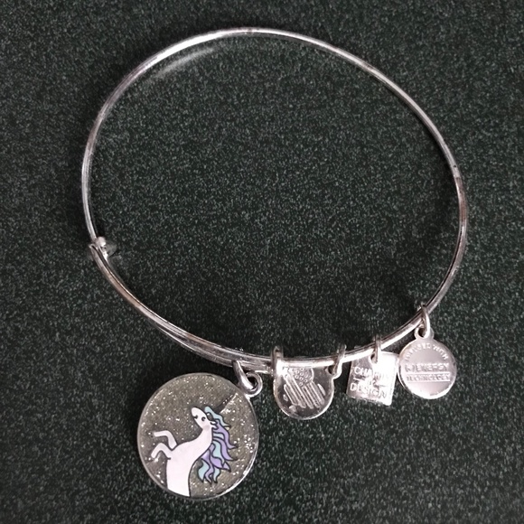 Alex and Ani Expandable Wire Bracelet Unicorn Magic Innocence Healing - Picture 2 of 15
